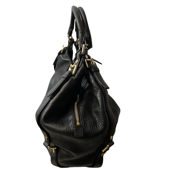 Michael Kors Black Bedford Leather Hobo Bag - Picture 5 of 11
